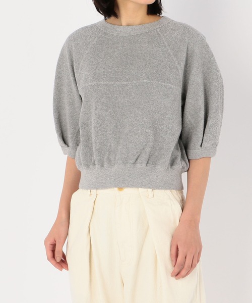 「UNFIL」 半袖カットソー 0 ナチュラル レディース_画像7