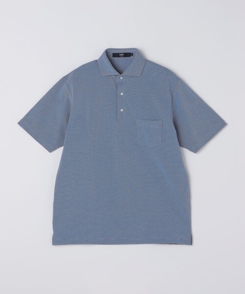 「SHIPS Colors」 半袖ポロシャツ X-LARGE ライトブルー メンズ_画像3