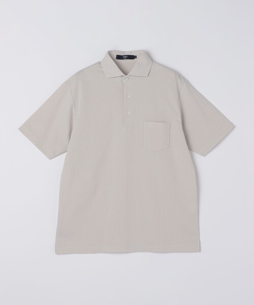 「SHIPS Colors」 半袖ポロシャツ X-LARGE ライトブルー メンズ_画像4