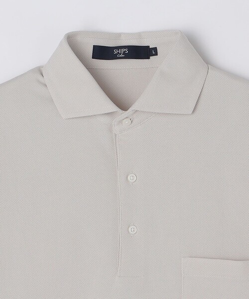 「SHIPS Colors」 半袖ポロシャツ X-LARGE ライトブルー メンズ_画像6