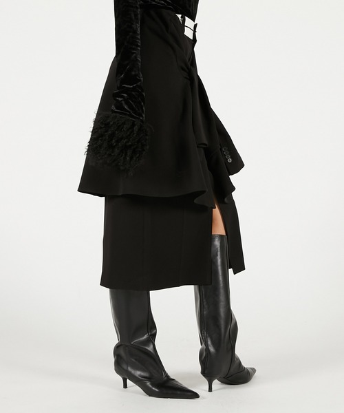 新品未使用PRANK PROJECTプランクプロジェクト MidiSkirt PRANK PROJECT（プランクプロジェクト） スカート レイヤードミディ