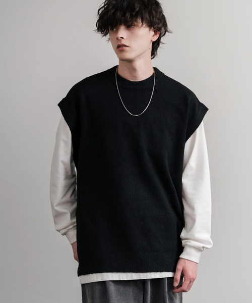 Rocky Monroe（ロッキーモンロー） ベスト ジレ オーバーサイズ ウール
