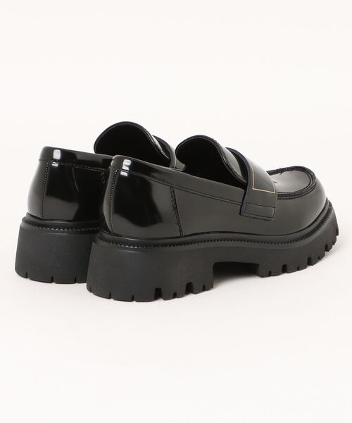 STEVE MADDEN（スティーブ・マデン） ローファー ロゴベルト厚底