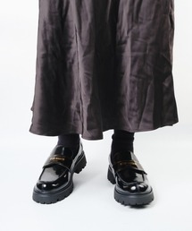 STEVE MADDEN（スティーブ・マデン） ローファー ロゴベルト厚底