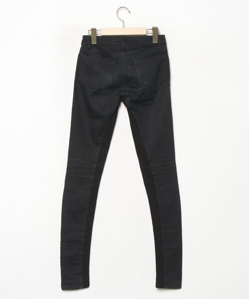 「SUPER FINE」 パンツ 25 ブラック レディース_画像2
