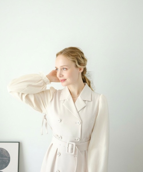 Lady Rora ヘアゴム ケイティ 総レース 立体リボン ヘアゴム