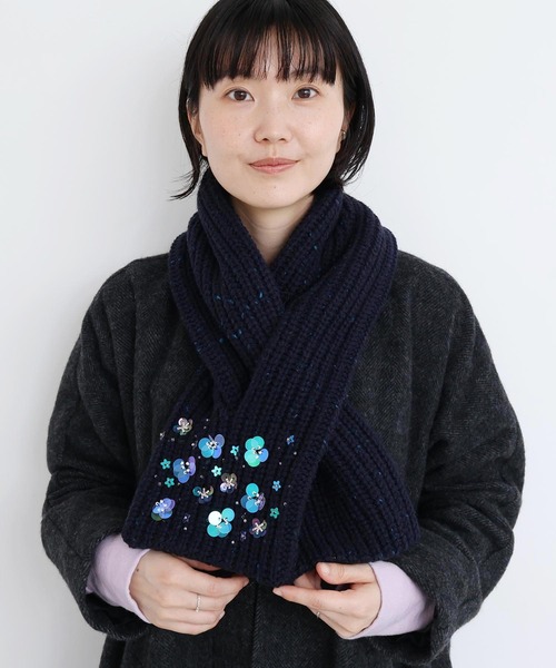 l'atelier du savon（アトリエドゥサボン） ネックウォーマー スヌード