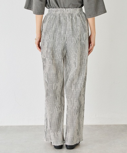 「LAVEANGE」 イージーパンツ LL オフホワイト レディース_画像4