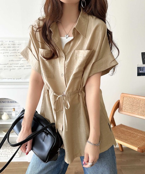 classicalelf（クラシカルエルフ） ブラウス シャツ 「接触冷感機能 