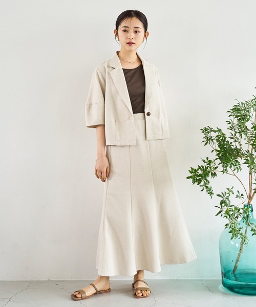 mil（ミル） フレアスカート X-SMALL アイボリー レディース