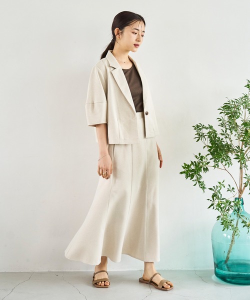 mil（ミル） フレアスカート X-SMALL アイボリー レディース