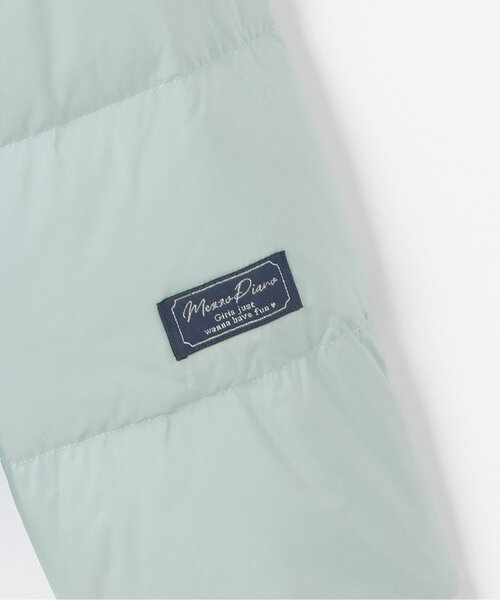 mezzo piano 新品未使用 リバーシブルダウンブルゾン140 mezzo piano Junior ダウン アウター 「人気商品再入荷」「直営店で