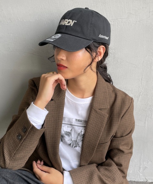 【新品未使用】☆AMERICANAアメリカーナ☆ロゴ刺繍キャップ♪タグ付き AMERICANA（アメリカーナ） キャップ 帽子 AMERCN 47クリーンナップ