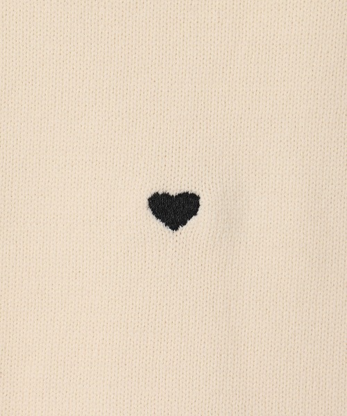 「QUEENS COURT」 半袖ニット M オフホワイト レディース_画像5