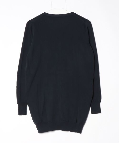 美品 ミューズ ドゥ ドゥーズィエムクラス ウール クルーネックカーディガン 黒 PORTMIX クルーネック カーディガン（カーディガン）｜MUSE de