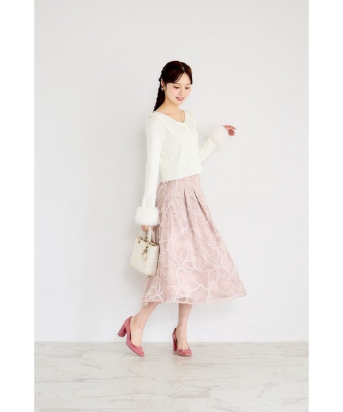 tocco closet（トッコ クローゼット） スカート バックレースアップ