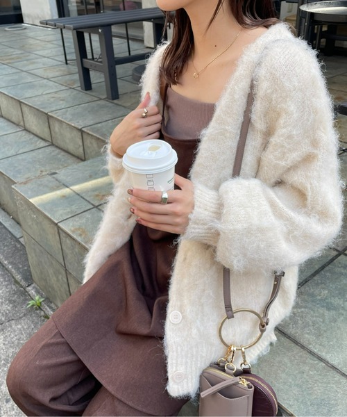 「COLONY 2139」 ニットカーディガン FREE ブラック レディース_画像3