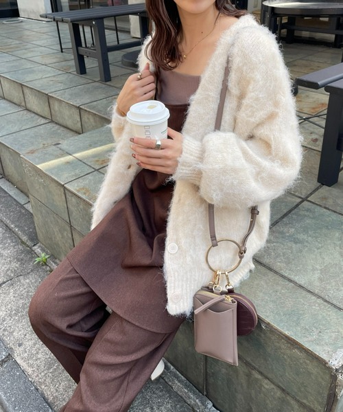 「COLONY 2139」 ニットカーディガン FREE ブラック レディース_画像4