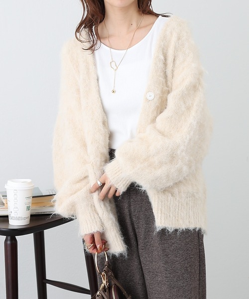 「COLONY 2139」 ニットカーディガン FREE ブラック レディース_画像7