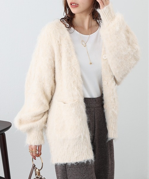 「COLONY 2139」 ニットカーディガン FREE ブラック レディース_画像8