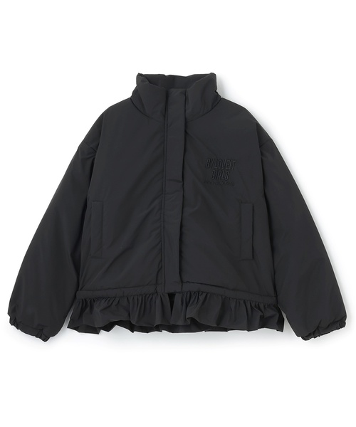by LOVEiT ダウン アウター 裾フリル中綿ブルゾン キッズ 子供服