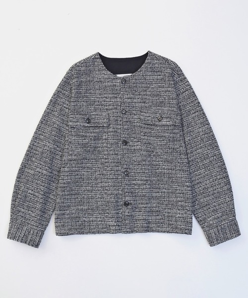 「VICTIM」 ジャケット MEDIUM ミックスグレー メンズ_画像3