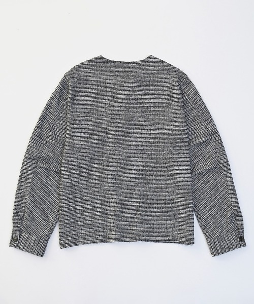 「VICTIM」 ジャケット MEDIUM ミックスグレー メンズ_画像4