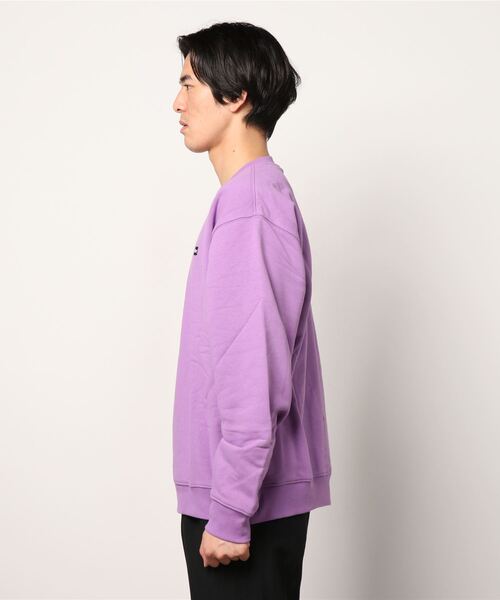 「OBEY」 スウェットカットソー M パープル メンズ_画像2