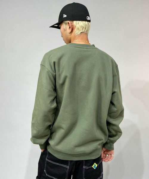 「OBEY」 スウェットカットソー M パープル メンズ_画像4