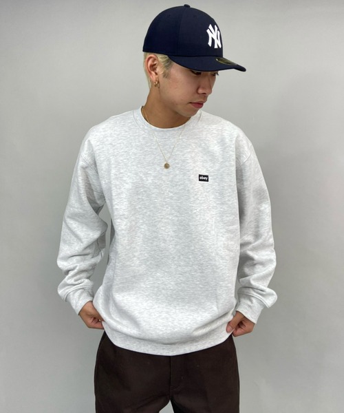 「OBEY」 スウェットカットソー M パープル メンズ_画像6