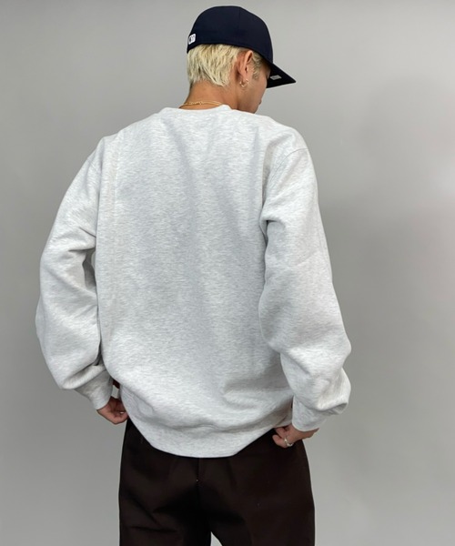 「OBEY」 スウェットカットソー M パープル メンズ_画像9