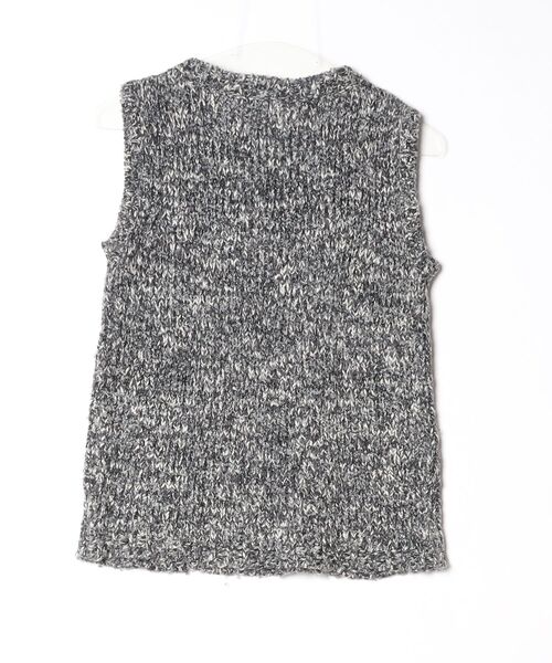 「CHRISTIAN AUJARD」 ノースリーブニット 40 グレー レディース_画像2
