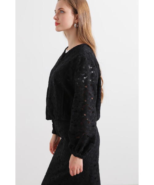 「PINKY&DIANNE」 ブルゾン 38 ブラック レディース_画像5