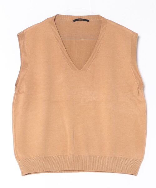 「Ritzy」 ニットベスト L ネイビー レディース_画像6