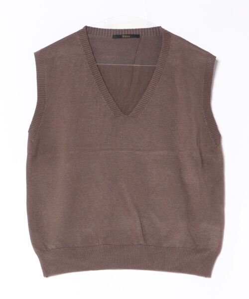 「Ritzy」 ニットベスト L ネイビー レディース_画像7