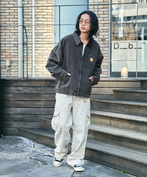 「WEGO」 ブルゾン MEDIUM ブラック メンズ_画像3