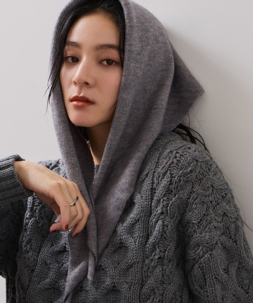 VIS（ビス） ニット セーター 「WEB限定」ローゲージケーブル