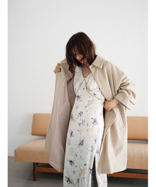 ジャケット・アウター misatomi FLAT-COLLAR SILHOUETTE COAT Katrin TOKYO コート アウター tent silhouette middle coat