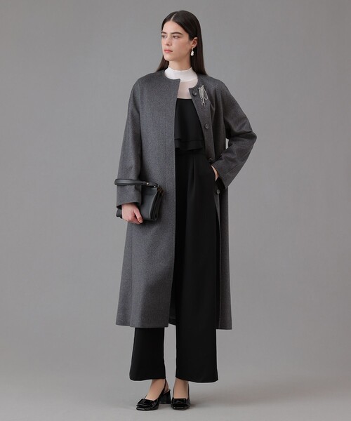 ANAYI（アナイ） サロペット オーバーオール ダブルクロスフリル