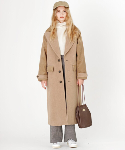 「RNA-N」 チェスターコート MEDIUM レッド レディース_画像6