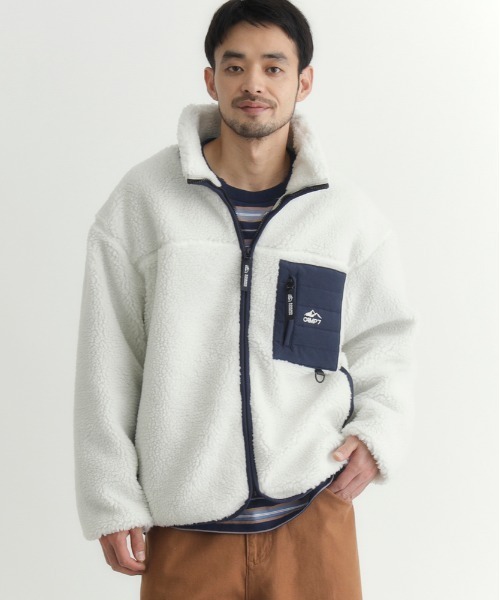 CAMP7（キャンプセブン） 「CAMP7」ボアフルジップスタンドネック