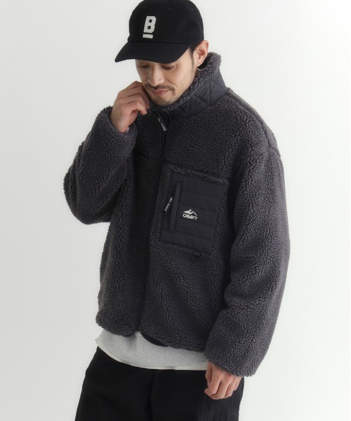 CAMP7（キャンプセブン） ブルゾン アウター 「CAMP7」ボアフルジップ