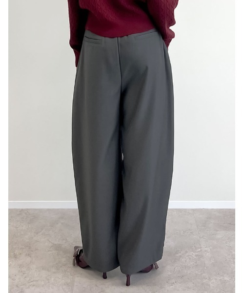 「Re:EDIT」 パンツ X-LARGE ブラック系その他 レディース_画像9