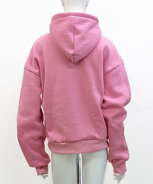 Riff（リフ） パーカー 裏起毛 刺繍ロゴダブルジップパーカー