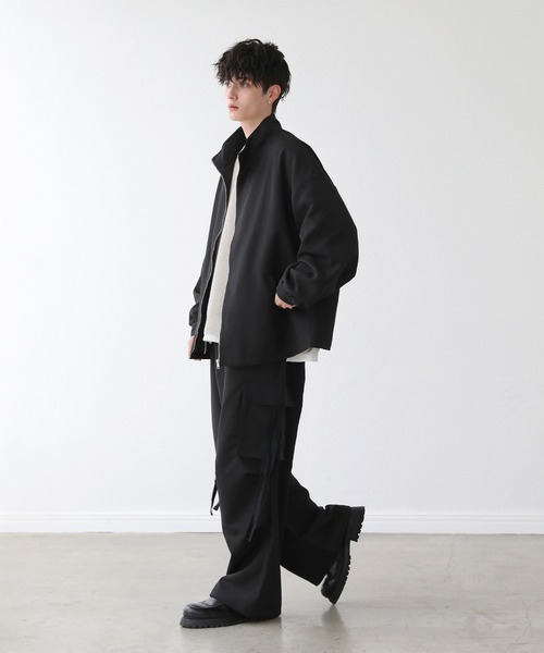 「LILL」 ブルゾン S ブラック メンズ_画像9