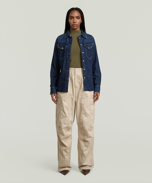 G-STAR RAW ワイドパンツ カーゴパンツ Elevated Parachute Pants 