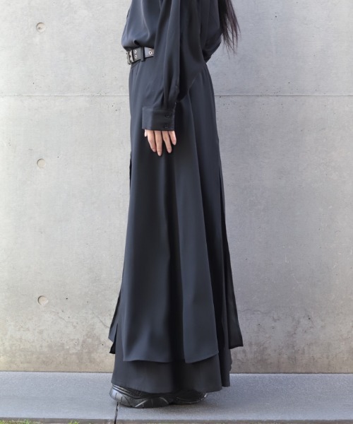 REZEN（リゼン） ワイドパンツ パンツ レイヤード袴パンツ メンズ