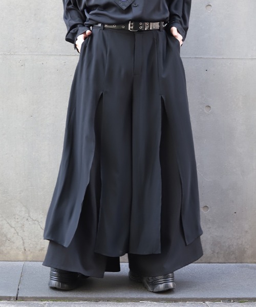 REZEN（リゼン） パンツ レイヤード袴パンツ メンズ : ZOZOTOWN Yahoo