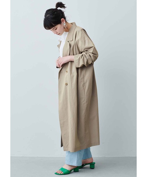 「MEDE19F」 チェスターコート LARGE ベージュ系その他 レディース_画像3