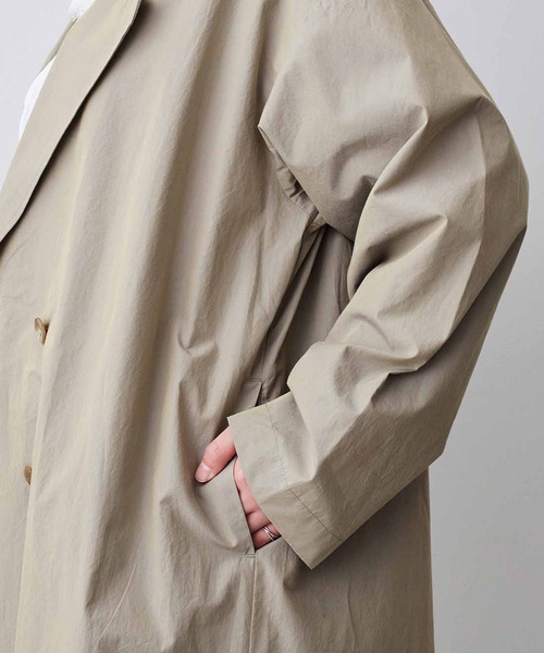 「MEDE19F」 チェスターコート LARGE ベージュ系その他 レディース_画像7
